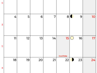 April 2022 Holidays Calendar
